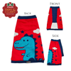Dogobow Dino Sweater for Dogs and Cats (Red) (Get a Bow Free) Both-Clothing & Accessories Dogobow Dropship