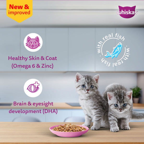 Sheba Chicken Loaf and Whiskas Tuna in Jelly Kitten Cat Wet Food Combo