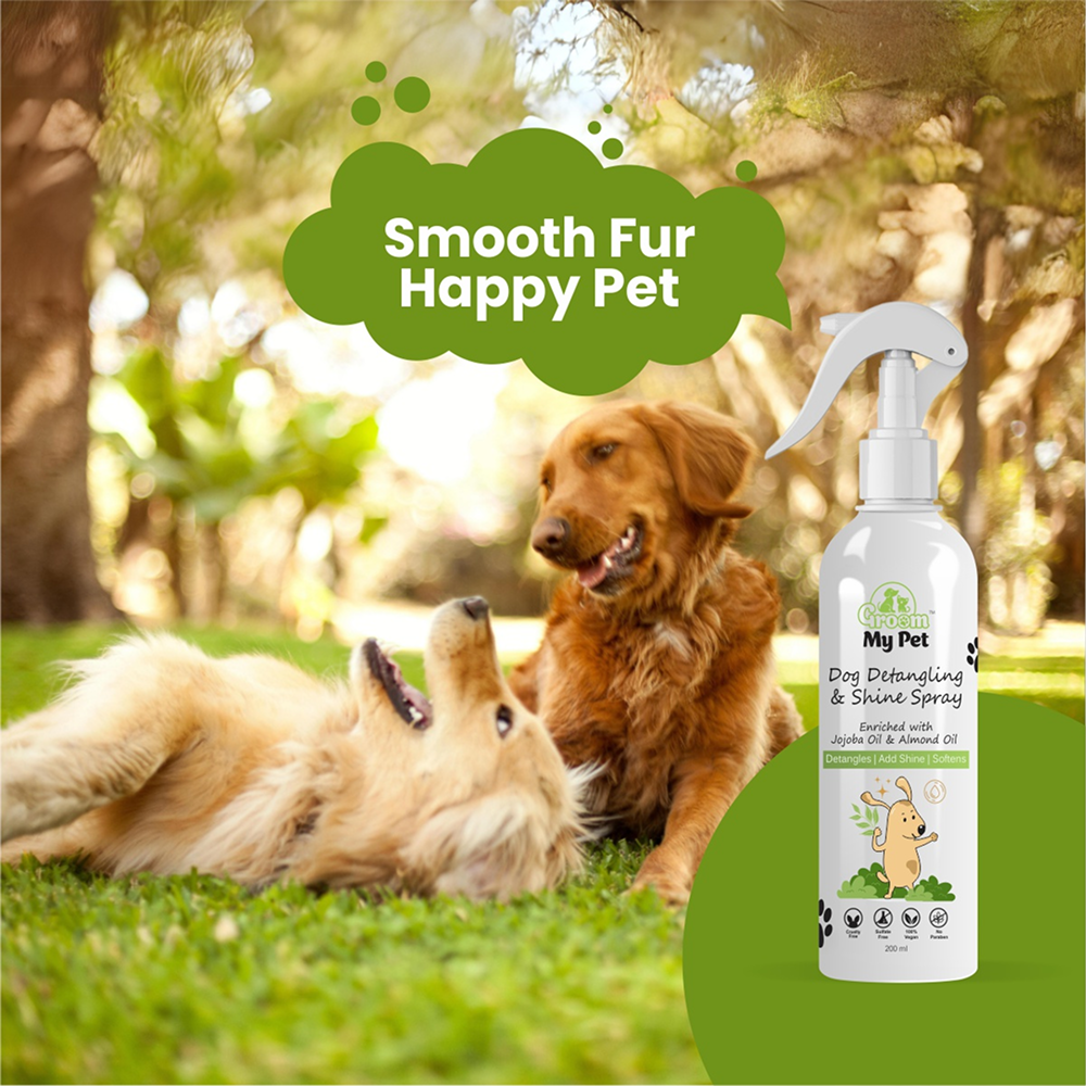 Groom My Pet Detangling and Shine Spray for Dogs Dogs-Grooming Supplies Groom My Pet Dropship