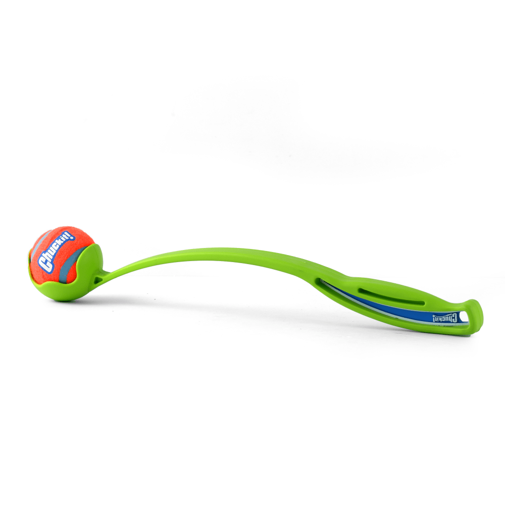Chip Chops Chicken & Codfish Sandwich Treats & Chuckit! Sport 14 S Ball Launcher Toy Combo for Dogs Exclusive Combo Exclusive Combo