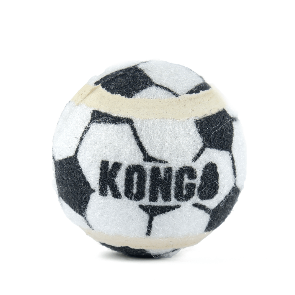 Kong Sports Ball Toy for Dogs (Black/White)