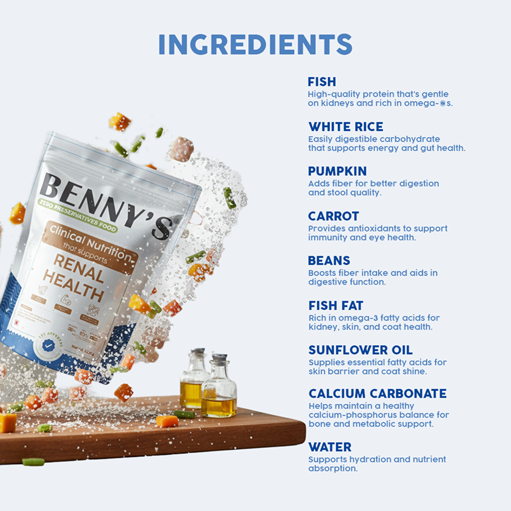 Benny's Bowl Clinical Nutrition for Renal Issues Dog Wet Food Dogs-Fresh Food Bennys Bowl