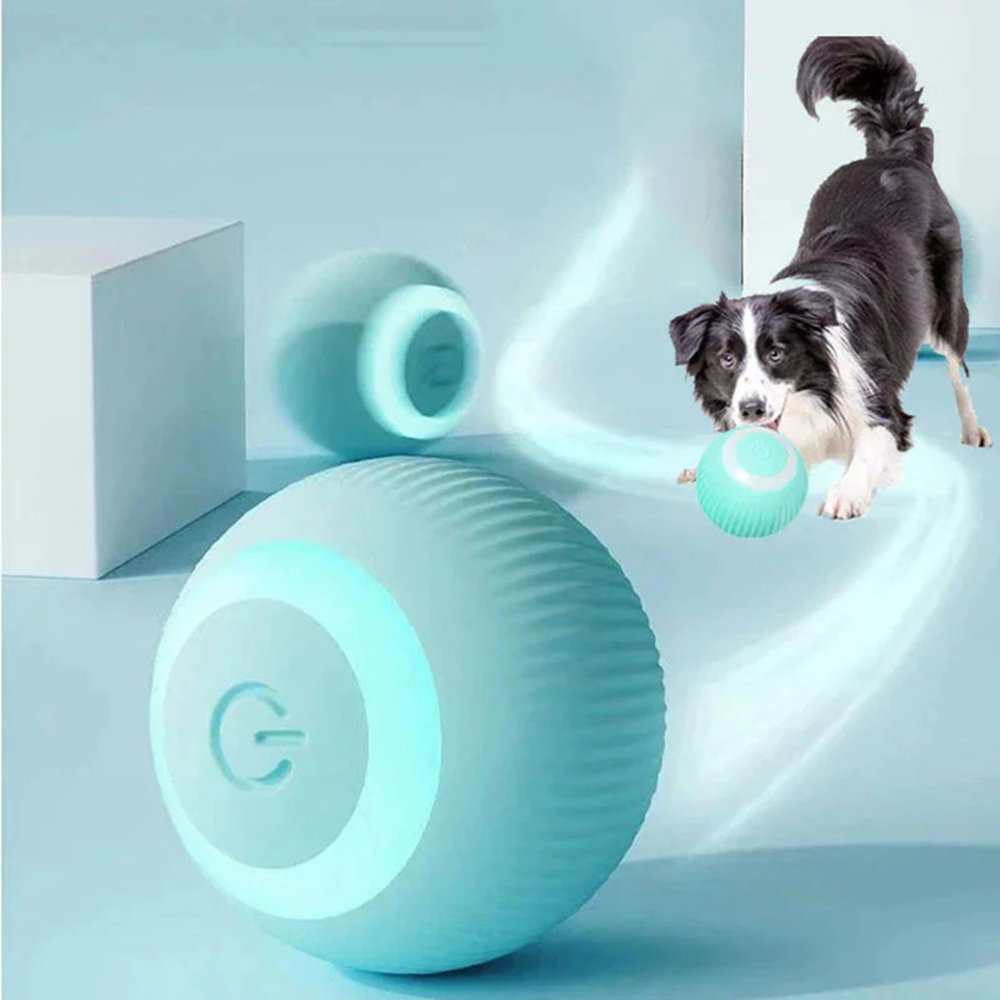 Healing Leaf 360 Degree Rotatable Interactive Toys for Dogs and Cats (Blue) Both-Toys Healing Leaf