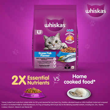 Whiskas Ocean Fish Flavour Adult Cat Dry Food