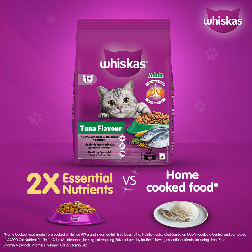 Whiskas Tuna Flavour Adult Cat Dry Food