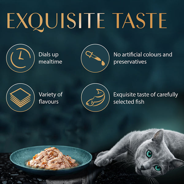 Sheba Fish with Dry Bonito Flake Premium Cat Wet Food