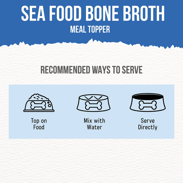 Goofy Tails Seafood Bone Broth for Cats