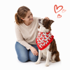 Dogobow Hearty Red Ruffle Bandana for Dogs (Red) Dogs-Clothing & Accessories Dogobow Dropship