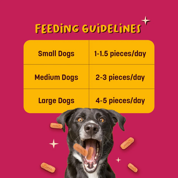 HUFT Sassy Sausage BBQ with Real Chicken Air Dried Treats for Dogs