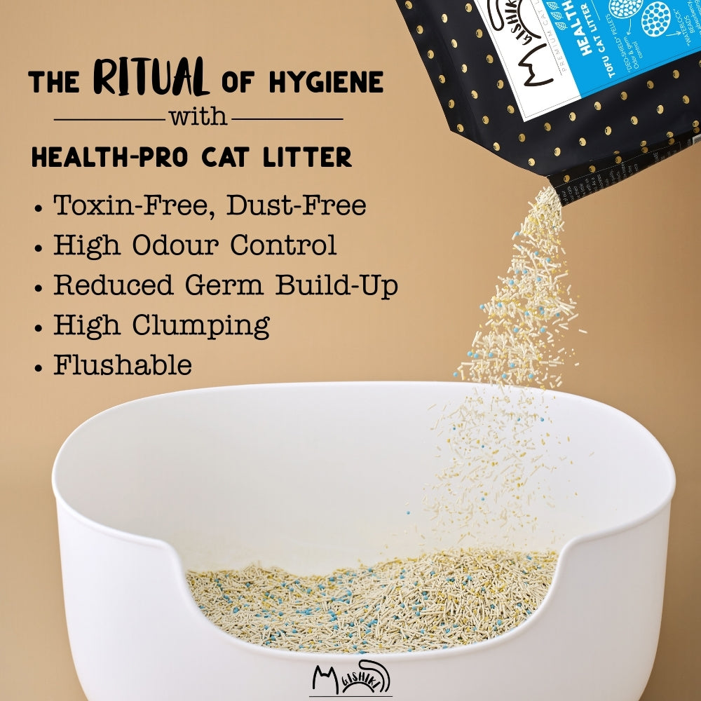 Gishiki Health Pro Premium Tofu Unscented Cat Litter with Add Ins Cats-Litter Gishiki