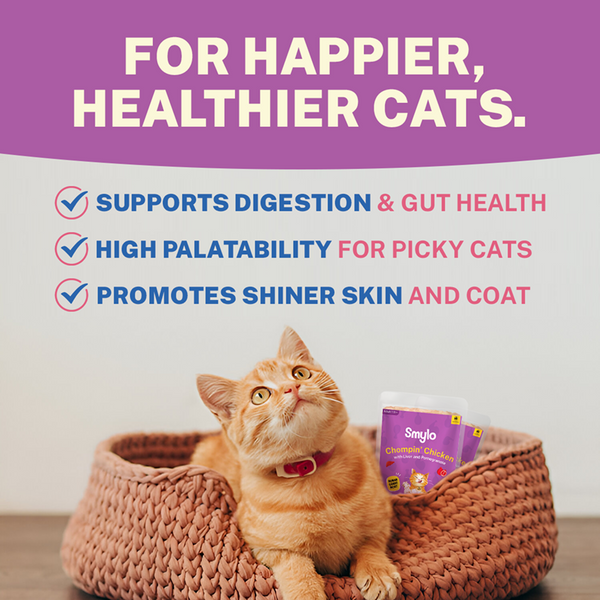 Smylo Chicken, Liver and Pomergranate Fresh and No Preservative Adult Cat Wet Food