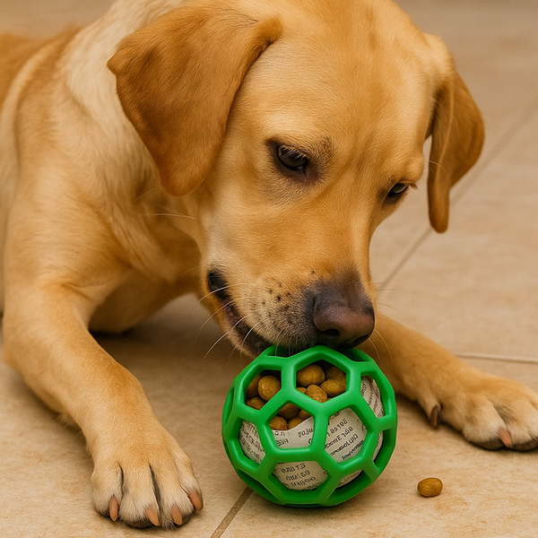 Talking Dog Pop Hollow Elastic Interactive Busy Ball Toy for Dogs (Green)