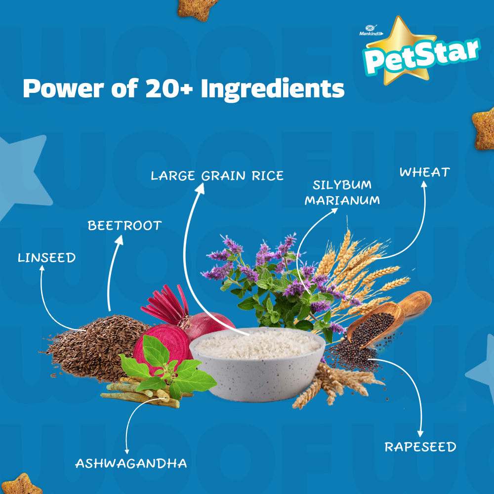 Mankind Petstar Starter Mother & Baby Dog Dry Food Dogs- Dry Food Petstar