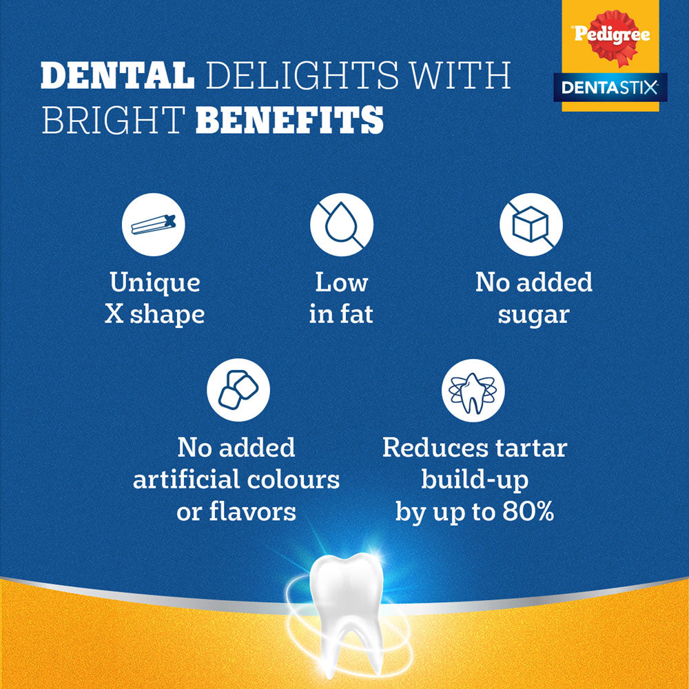 Pedigree Dentastix Oral Care for Adult (Large Breed of 25 kg+) Dog Treats Dog Treats + Others Pedigree