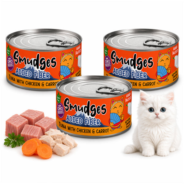 Smudges Tuna Flakes with Chicken and Carrot in Gravy Adult Cat Wet Food