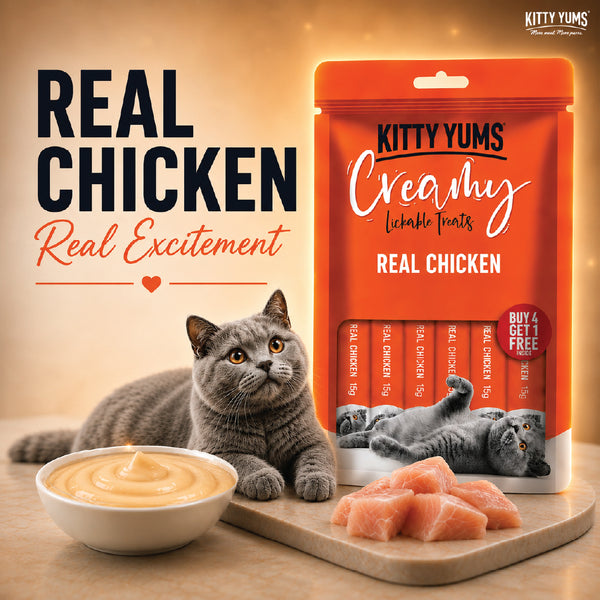 Kitty Yums Real Chicken Creamy Cat Treats