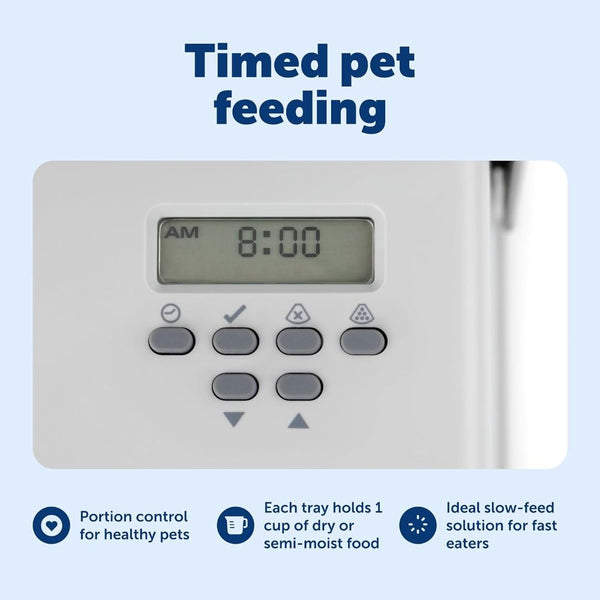 PetSafe 5 Meal Automatic Pet Feeder for Dogs and Cats