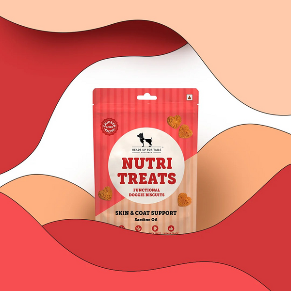 HUFT Gluten Free Nutri Chicken Liver Recipe Skin & Coat Support Dog Treats