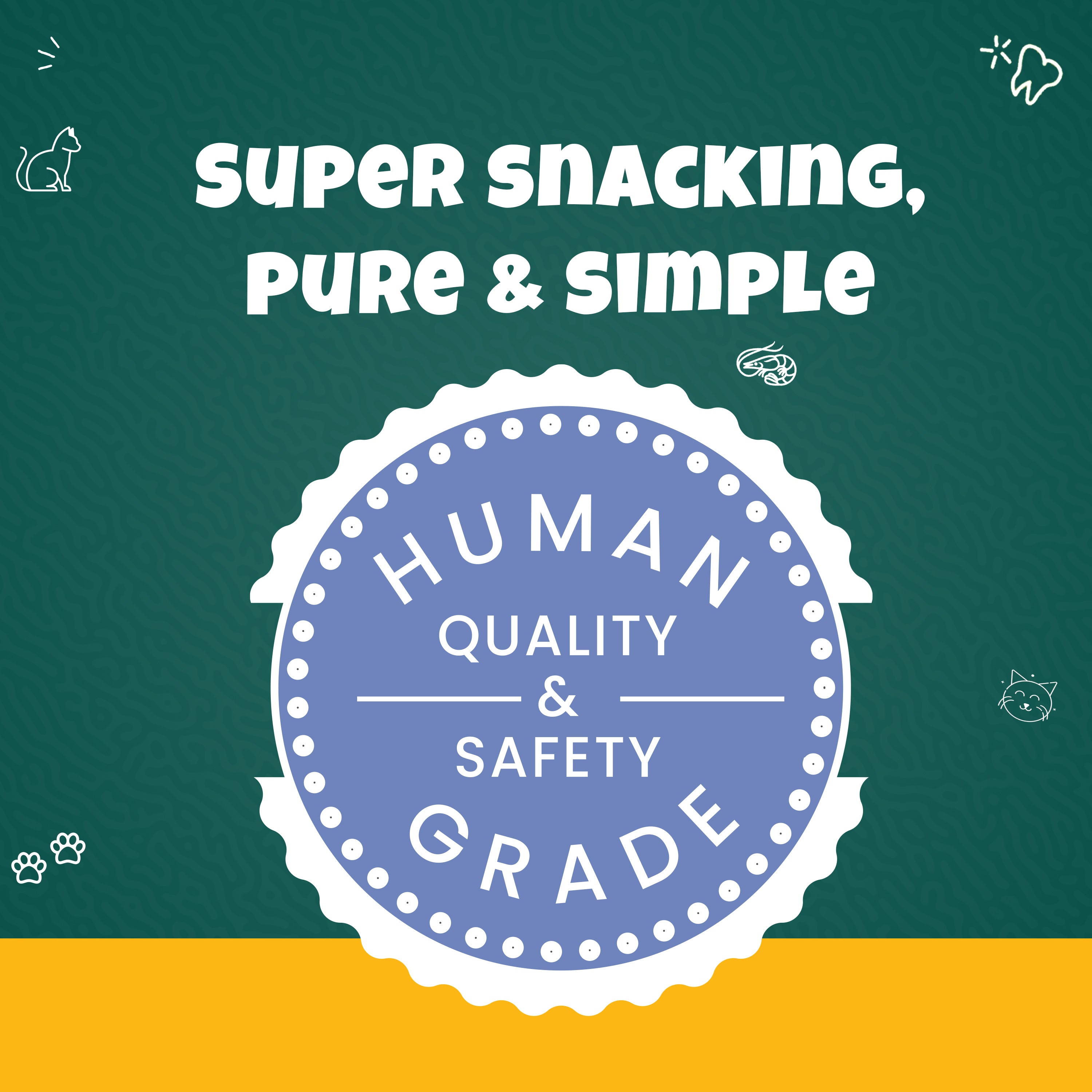 Goofy Tails Freeze Dried Shrimp Cat Treats Cats-Treats & Others Goofy Tails