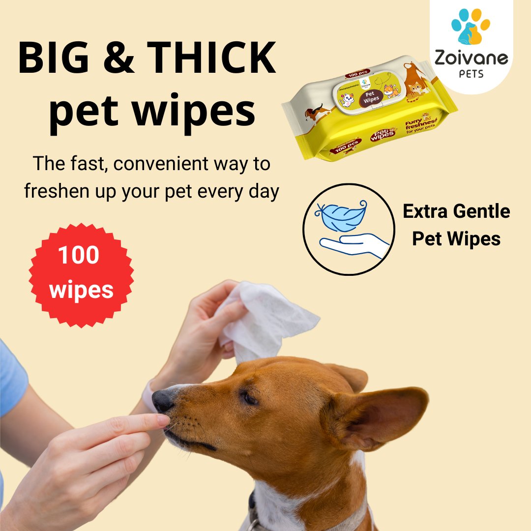 Zoivane Wet Wipes for Dogs and Cats Both-Grooming Supplies Zoivane