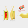 Talking Dog Club Hot Dog Poop Bag Dispenser for Dogs (Yellow/Red)