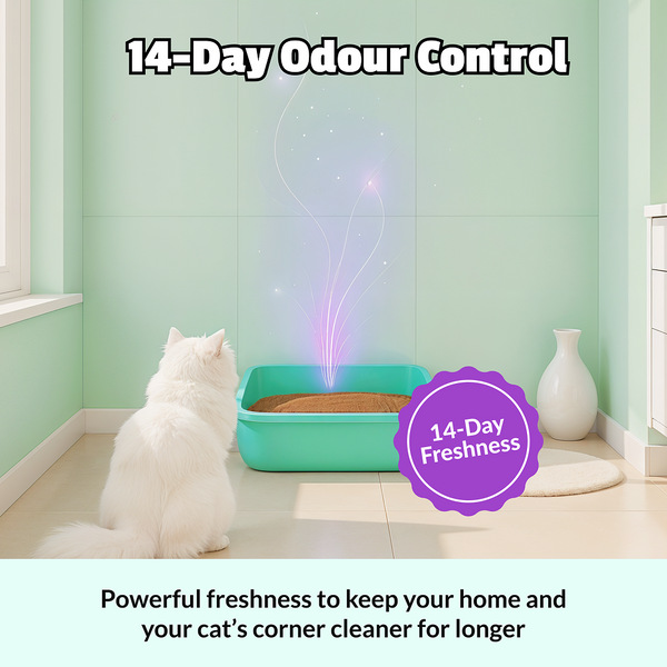 Scoopy Cat Litter | Lavender Scented | 100% Natural Indian Brown Sand (10kg)