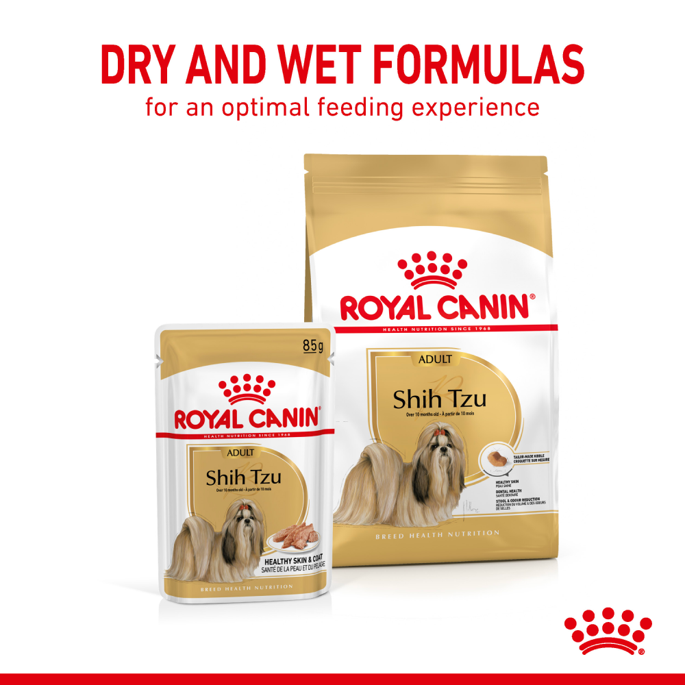 Henlo Baked Adult Dry Food and Royal Canin Loaf In Gravy Shih Tzu Adult Wet Food Combo