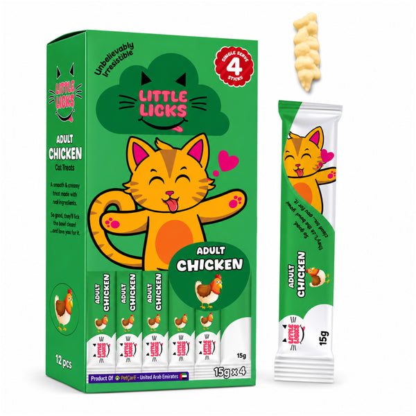 Smudges Little Licks Chicken Creamy Bisque Adult Cat Treats