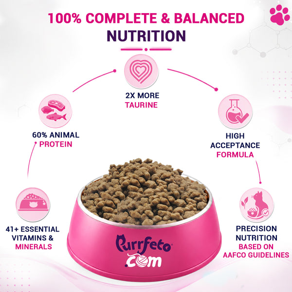 Purrfeto.com Ocean Fish Kitten Cat Dry Food