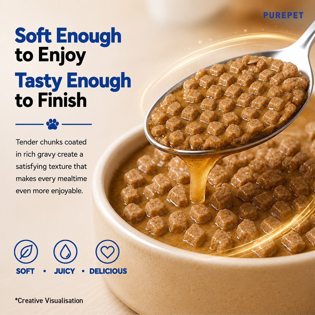 Purepet Chicken & Vegetable Chunks in Gravy Adult Dog Wet Food Dogs-Wet Food Purepet