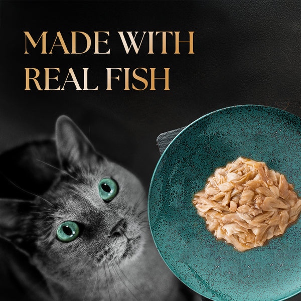 Sheba Dulex Complete Nutrition Tuna Flakes & Salmon In Gravy Cat Wet Food