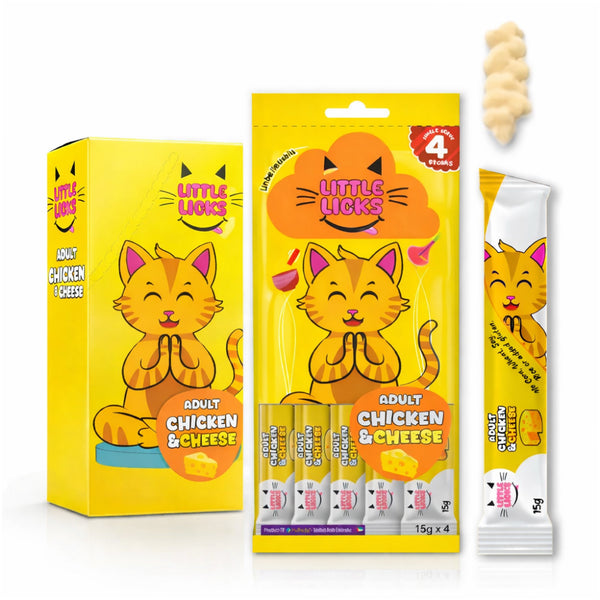 Smudges Little Licks Chicken and Cheese Creamy Bisque Adult Cat Treats