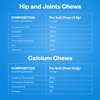 TailsAlive Hip & Joint and Calcium Chicken Flavor Soft Chews Supplements Combo for Dogs Dogs-Health & Wellness TailsAlive