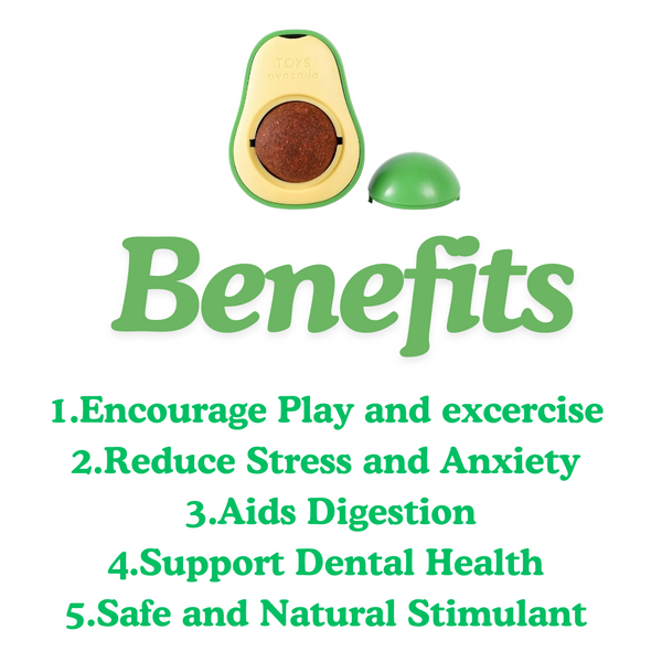 Healing Leaf Avacado Catnip Toys for Cats