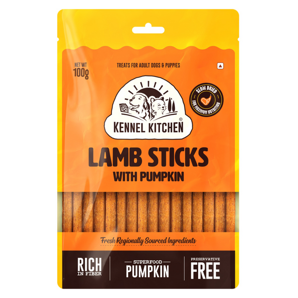 Kennel Kitchen Lamb, Pumpkin, Fish, Turmeric Combo Stick Treats Dog