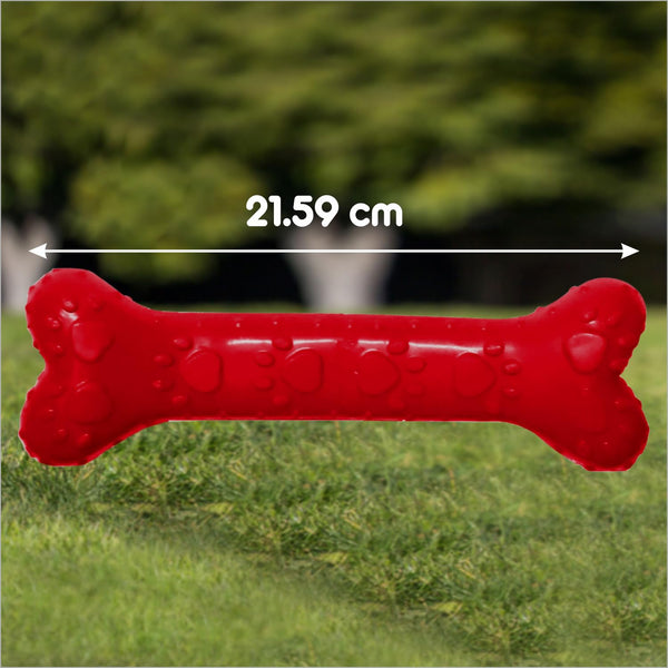 Drools Non Toxic Rubber Chew Bone Teething Toy for Puppies and Dogs | For Aggressive Chewers