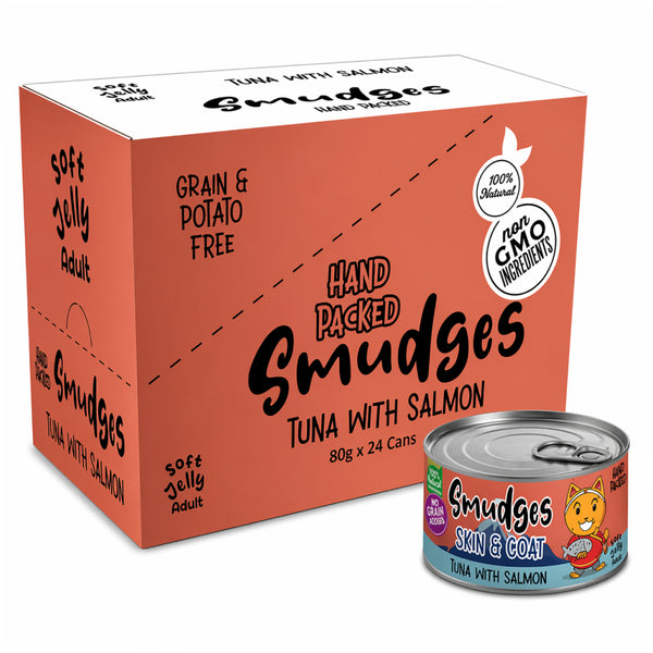 Smudges Tuna Flakes with Salmon in Soft Jelly Adult Cat Wet Food