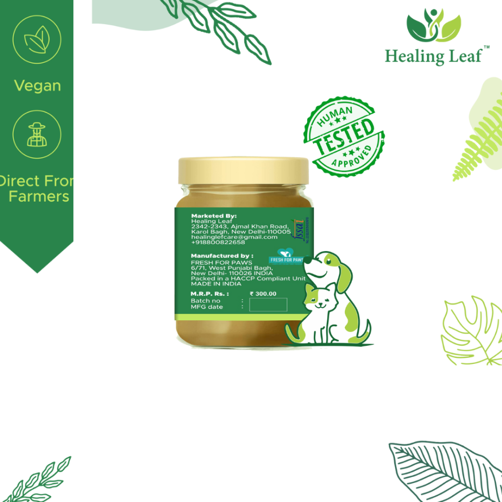 Healing Leaf Hemp Peanut Butter for Dogs and Cats