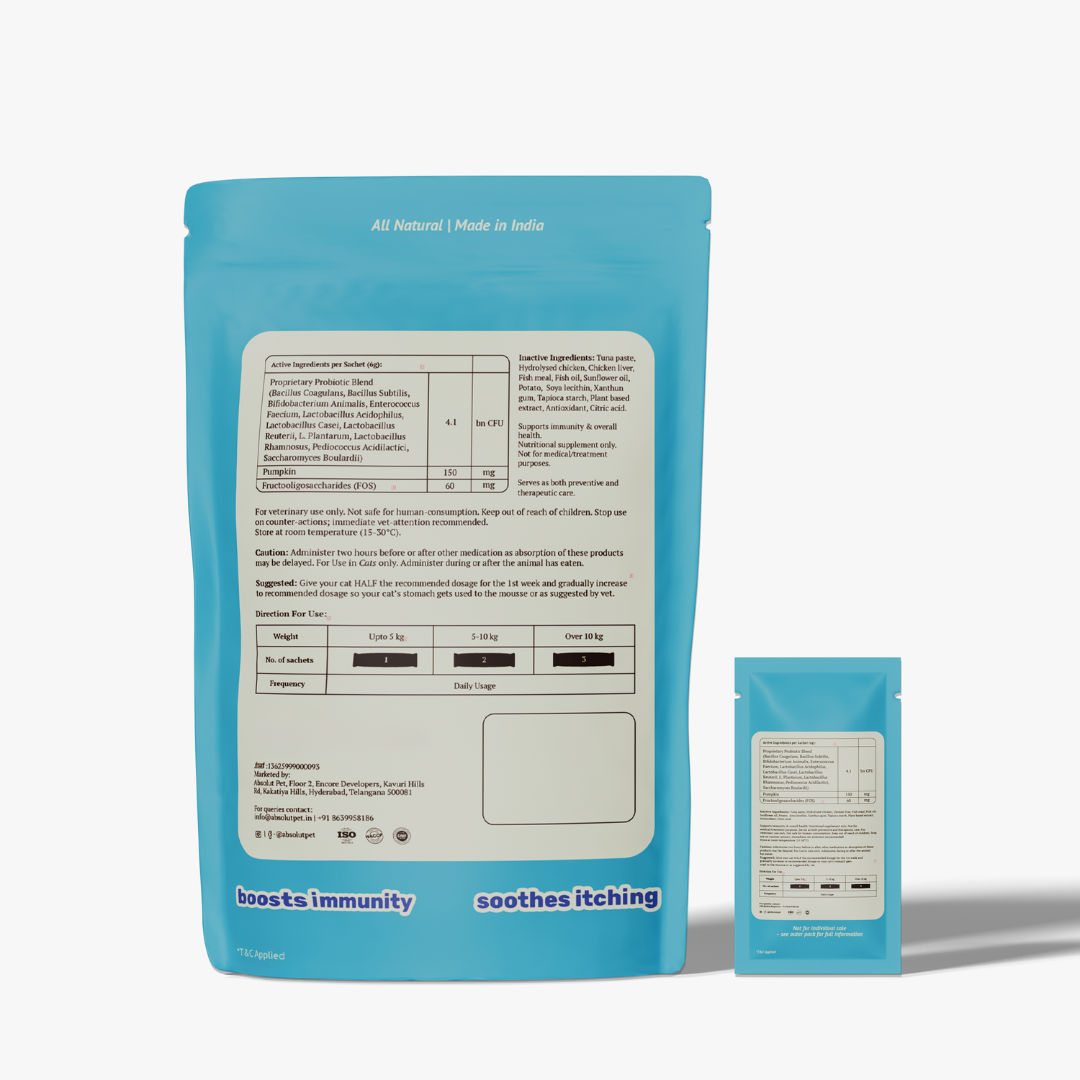 Absolut Pet Probiotics Gut Health Creamy Supplements for Cats Cats-Health & Wellness Absolut Pet