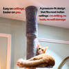 FurryLiving Sora Adjustable Floor to Ceiling with Scratching Posts, Condo and Hanging Toy Cat Tree Cats-Toys FurryLiving Dropship