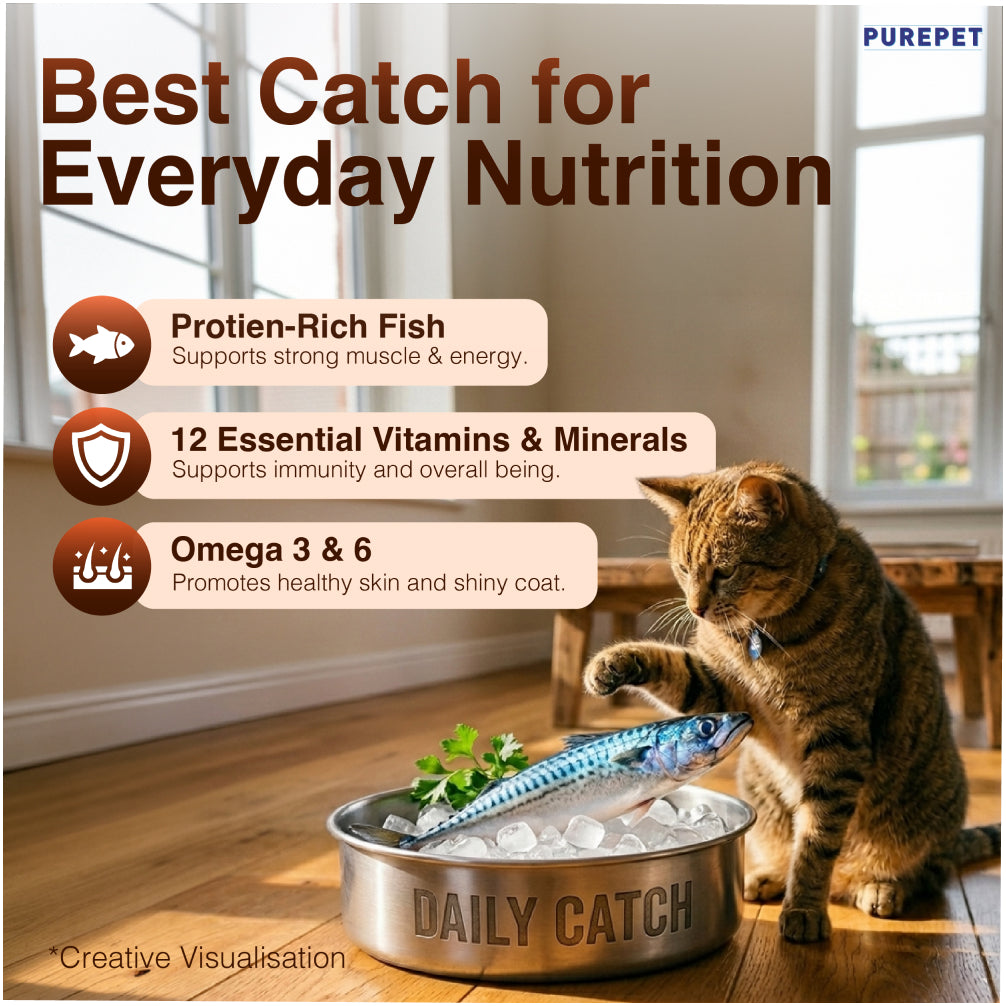 Purepet Mackerel Adult Cat Dry Food Cats- Dry food Purepet
