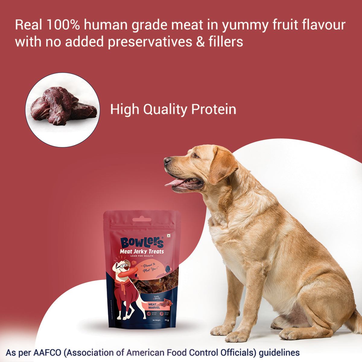 Bowlers Meat Jerky Dog Treats Sample Bowlers