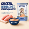 Kitty Yum Chicken Mousse Kitten Cat Wet Food Cats-Wet Food Kitty Yums