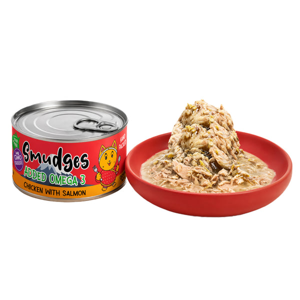 Smudges Chicken with Salmon in Gravy Adult Cat Wet Food