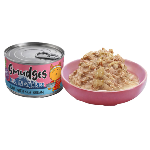 Smudges Tuna Flakes with Sea Bream in Soft Jelly Adult Cat Wet Food