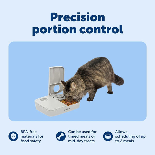 PetSafe 2 Meal Automatic Pet Feeder for Dogs and Cats