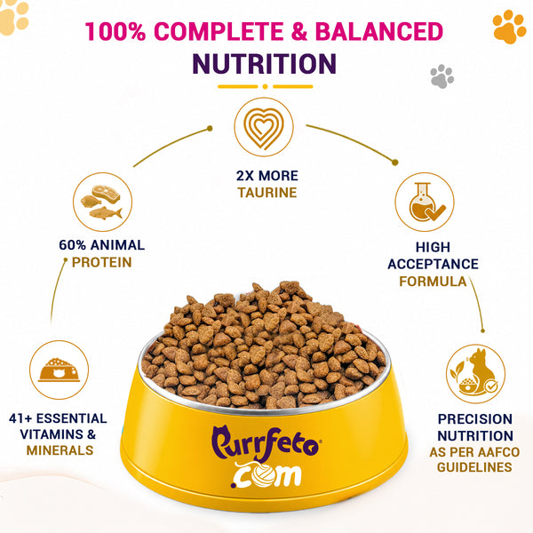Purrfeto.com Chicken and Rice Adult Cat Dry Food
