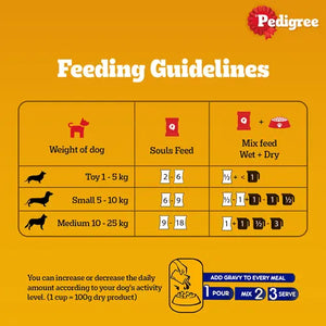 Pedigree Chicken and Liver Chunks in Gravy Adult Dog Wet Food (70g)