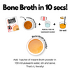 Doggos Instant Chicken and Carrots Bone Broth Gut and Vision Formula (Makes 100ml) for Cats and Dogs Dog Treats + Others Doggos