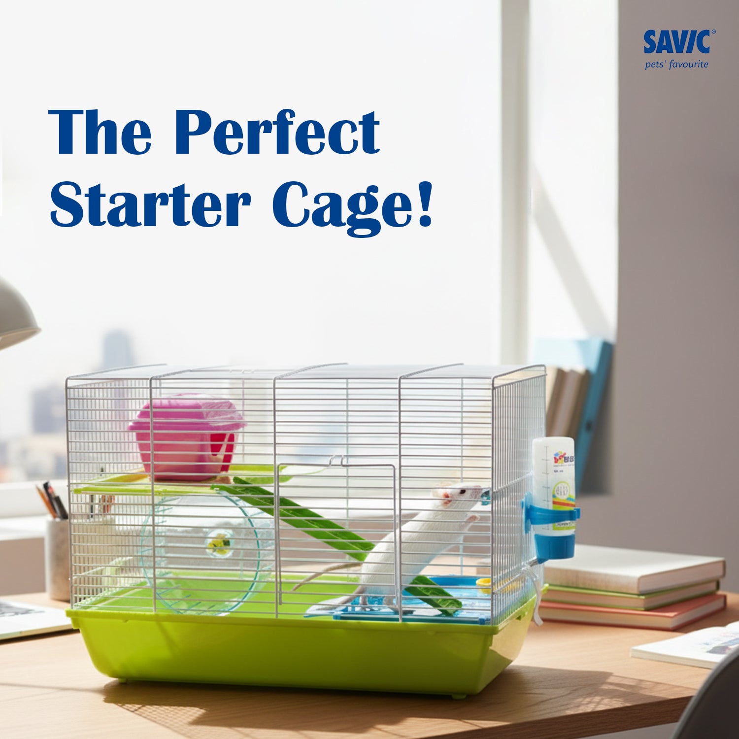 Savic Martha Triple Cage for Hamsters and Guniea Pigs Hamster & Guinea pigs Savic